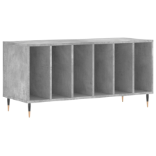 vidaXL betonszürke szerelt fa hanglemezszekrény 100 x 38 x 48 cm (831744) bútor