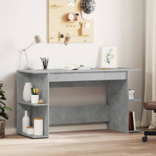 vidaXL betonszürke szerelt fa íróasztal 140 x 50 x 75 cm íróasztal