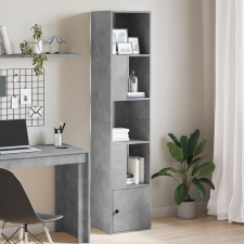 vidaXL betonszürke szerelt fa könyvespolc 40 x 36 x 189 cm bútor