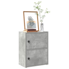vidaXL betonszürke szerelt fa könyvespolc 40x24x52 cm bútor