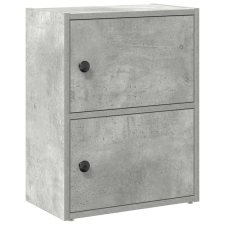 vidaXL betonszürke szerelt fa könyvespolc 40x24x52 cm (860358) bútor