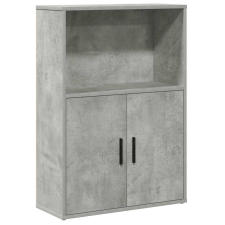 vidaXL betonszürke szerelt fa könyvespolc 60x24x85 cm (860412) bútor