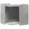 vidaXL betonszürke szerelt fa macskaalomdoboz 53 x 53 x 51 cm (857754)