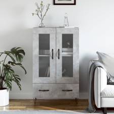vidaXL betonszürke szerelt fa magasszekrény 69,5 x 31 x 115 cm bútor