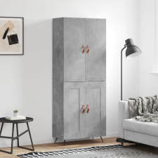 vidaXL betonszürke szerelt fa magasszekrény 69,5 x 34 x 180 cm bútor