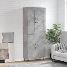 vidaXL betonszürke szerelt fa magasszekrény 69,5 x 34 x 180 cm bútor
