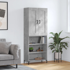 vidaXL betonszürke szerelt fa magasszekrény 69,5 x 34 x 180 cm bútor