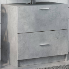 vidaXL betonszürke szerelt fa mosdószekrény 59 x 37 x 59 cm fürdőszoba bútor