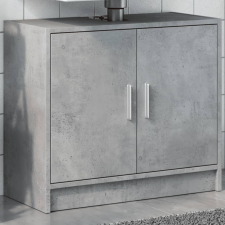 vidaXL betonszürke szerelt fa mosdószekrény 63 x 29 x 55 cm fürdőszoba bútor