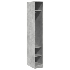vidaXL betonszürke szerelt fa ruhásszekrény 30 x 50 x 200 cm (3307687) bútor