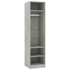 vidaXL betonszürke szerelt fa ruhásszekrény 50 x 50 x 200 cm (800238) bútor
