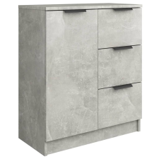 vidaXL betonszürke szerelt fa tálalóasztal 60 x 30 x 70 cm (811083) bútor