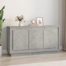 vidaXL betonszürke szerelt fa tálalószekrény 102 x 35 x 55 cm bútor