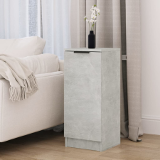 vidaXL betonszürke szerelt fa tálalószekrény 30 x 30 x 70 cm bútor