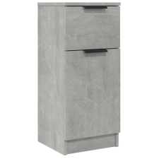 vidaXL betonszürke szerelt fa tálalószekrény 30 x 30 x 70 cm (811123) bútor