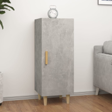 vidaXL betonszürke szerelt fa tálalószekrény 34,5 x 34 x 90 cm bútor