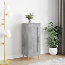 vidaXL betonszürke szerelt fa tálalószekrény 34,5 x 34 x 90 cm bútor