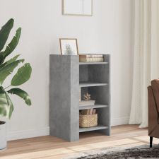 vidaXL betonszürke szerelt fa tálalószekrény 45 x 35 x 75 cm bútor