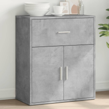 vidaXL betonszürke szerelt fa tálalószekrény 60 x 31 x 70 cm bútor