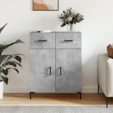 vidaXL betonszürke szerelt fa tálalószekrény 69,5 x 34 x 90 cm bútor