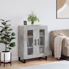 vidaXL betonszürke szerelt fa tálalószekrény 69,5 x 34 x 90 cm bútor