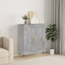 vidaXL betonszürke szerelt fa tálalószekrény 69,5 x 34 x 90 cm bútor