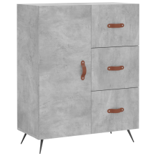 vidaXL betonszürke szerelt fa tálalószekrény 69,5 x 34 x 90 cm (827888) bútor
