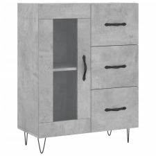 vidaXL betonszürke szerelt fa tálalószekrény 69,5 x 34 x 90 cm (828040) bútor