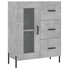 vidaXL betonszürke szerelt fa tálalószekrény 69,5 x 34 x 90 cm (828056) bútor