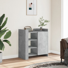 vidaXL betonszürke szerelt fa tálalószekrény 73,5 x 35 x 75 cm bútor