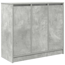 vidaXL betonszürke szerelt fa tálalószekrény 85x34x76 cm (861628) bútor