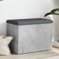 vidaXL Betonszürke szerelt fa tárolópad 62 x 42 x 45 cm bútor