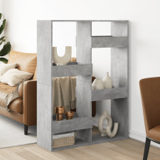 vidaXL betonszürke szerelt fa térelválasztó 100 x 33 x 135 cm bútor