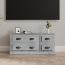 vidaXL betonszürke szerelt fa TV-szekrény 100 x 35,5 x 45 cm bútor