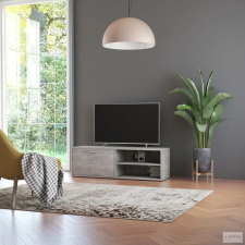 vidaXL Betonszürke szerelt fa TV-szekrény 120 x 34 x 37 cm bútor