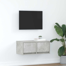 vidaXL betonszürke szerelt fa TV-szekrény 60x31x25,5 cm bútor