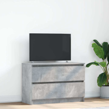 vidaXL betonszürke szerelt fa TV-szekrény 80x35x54 cm bútor