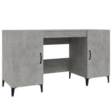 vidaXL betonszürke színű szerelt fa íróasztal 140 x 50 x 75 cm (812775) bútor