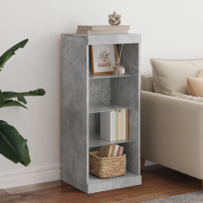 vidaXL betonszürke tálalószekrény LED-világítással 41 x 37 x 100 cm bútor