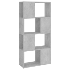 vidaXL betonszürke térelválasztó könyvszekrény 60 x 24 x 124,5 cm (809084) bútor