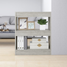 vidaXL betonszürke térelválasztó könyvszekrény 60 x 30 x 72 cm bútor