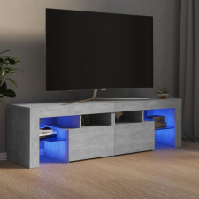vidaXL betonszürke TV-szekrény LED-lámpákkal 140 x 36,5 x 40 cm bútor