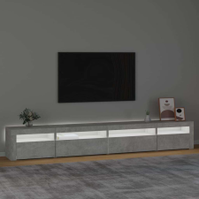 vidaXL betonszürke TV-szekrény LED lámpákkal 270x35x40 cm bútor