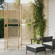 vidaXL bézs 5-paneles polyrattan térelválasztó bútor