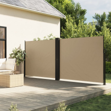 vidaXL bézs behúzható oldalsó napellenző 180 x 1200 cm kerti bútor