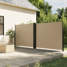 vidaXL bézs behúzható oldalsó napellenző 180 x 600 cm kerti bútor