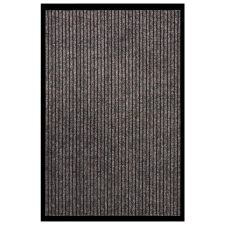 vidaXL bézs csíkos lábtörlő 80 x 120 cm lakástextília