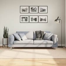 vidaXL bézs rövid szálú puha és mosható szőnyeg 160 x 230 cm lakástextília