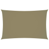 vidaXL Bézs téglalap alakú oxford-szövet napvitorla 4 x 7 m