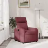 vidaXL bordó dönthető szövet fotel